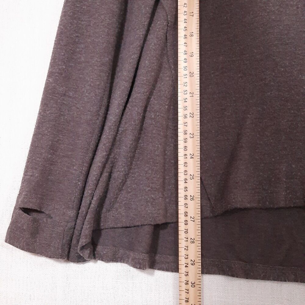 Michael Stars Womens Sweater Size XS Knit Trapeze Swing Cowl Neck Thumb Holes - Picture 9 of 12